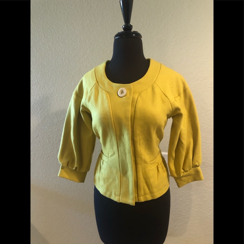 AZIZ Yellow Vintage Jacket